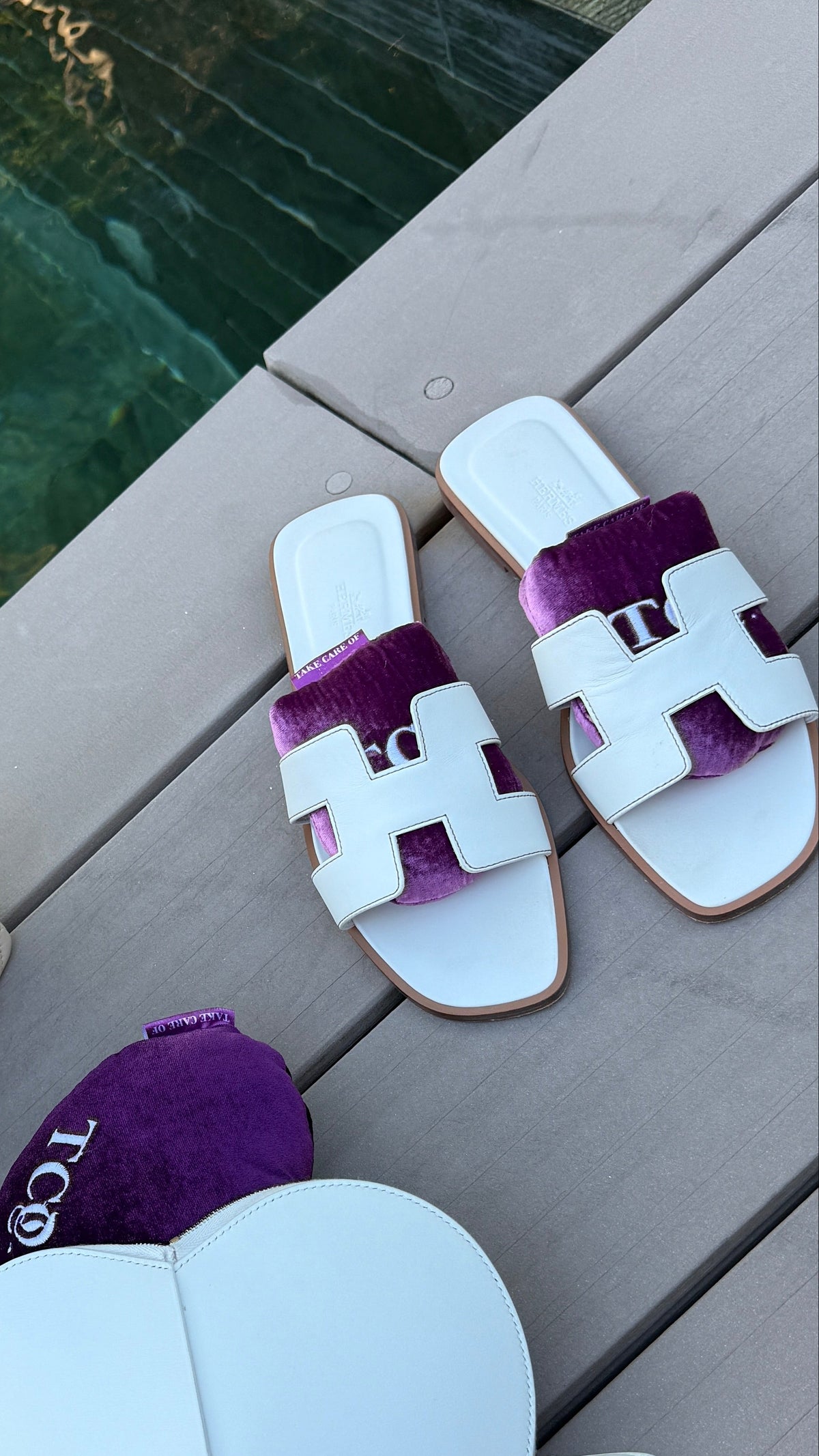 SHOE PILLOW FOR HERMES ORAN/OASIS SANDALS